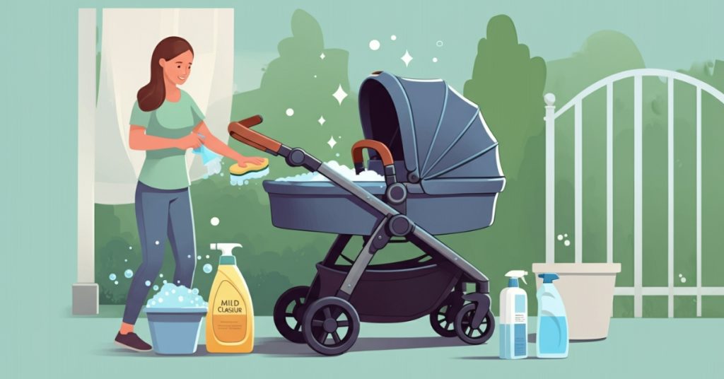 Supplies You'll Need to clean a stroller